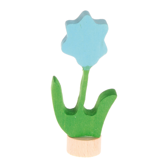 Grimm's Blue Flower Decorative Figure