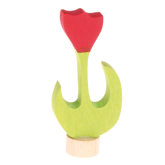 Grimm's Red Tulip Decorative Figure