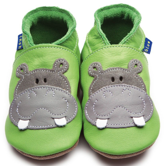 Inch Blue Hippo Green Shoes