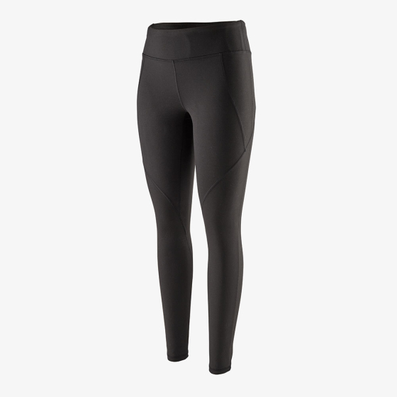 Picture of black centered legging. Picture background is white.