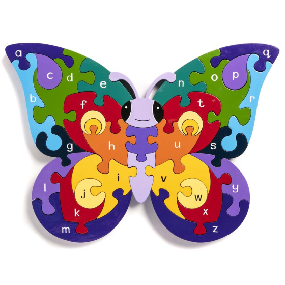 Alphabet Jigsaws Alphabet Butterfly