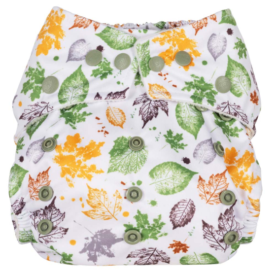 Baba + Boo One-Size Nappy - Leaves