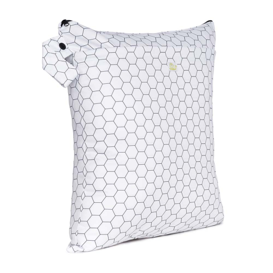 Baba & Boo honeycomb print  medium nappy bag.