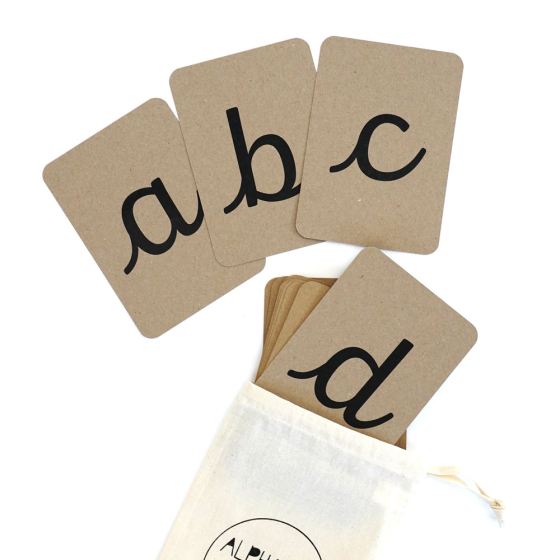 Coach House Cursive Alphabet Flashcards