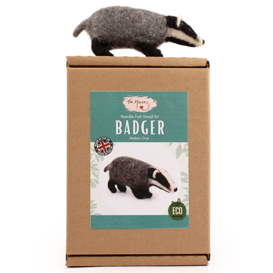 The Makerss - Small Badger Needle Felt Kit