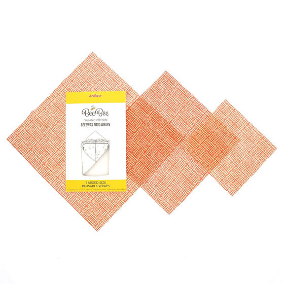 Bee Bee Beeswax Mixed Wraps Pack Bird Seed laid out on a white background