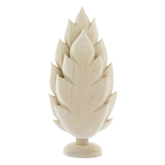 Bumbu large natural thuja tree toy on a white background