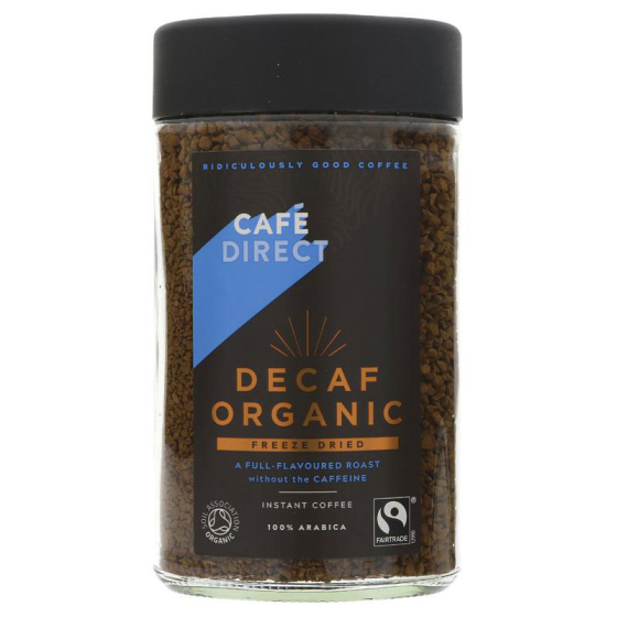 Cafédirect Instant Decaffeinated Organic Coffee 100g