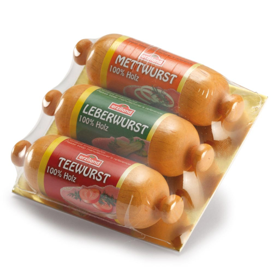 Erzi Sausages For Spreading Wooden Play Food