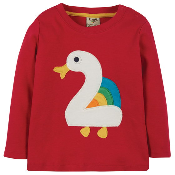 Frugi Tango Red Duck Magic Number Top 2-3 Years