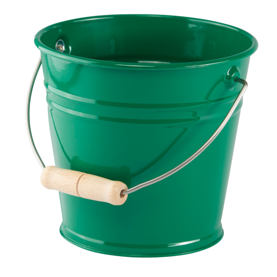 Glückskäfer Green Metal Bucket