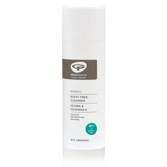Green People Scent Free Cleanser pictured on a plain background