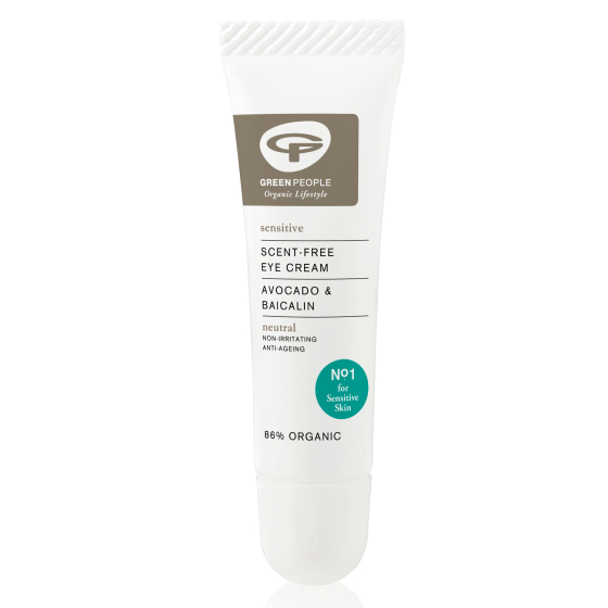 Green People Scent Free Eye Cream pictured on a plain background