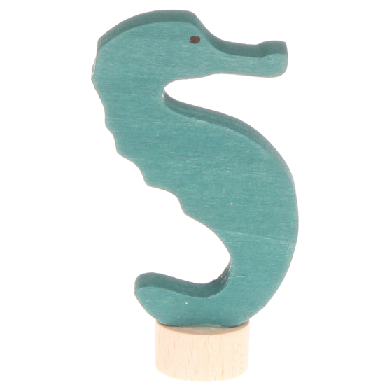 Grimm's Seahorse Decorative Figure pictured on a plain background
