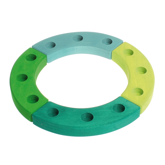 Grimm's Green-Turquoise Celebration Ring on a white background