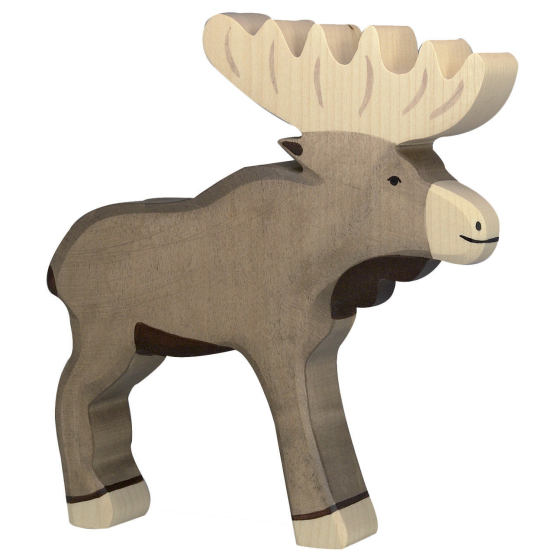 Holztiger elk figure pictured on a plain background 