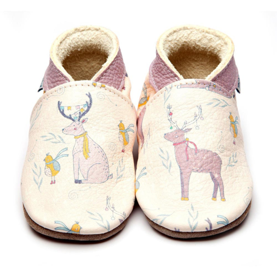 Inch Blue Deer Santa Shoes