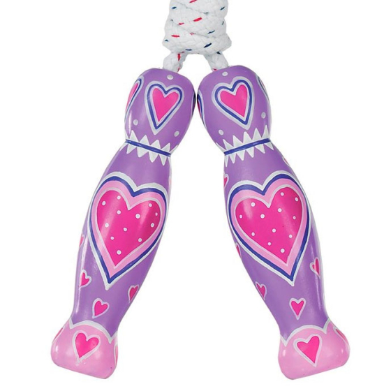 Lanka Kade Heart Skipping Rope pictured on a plain background 