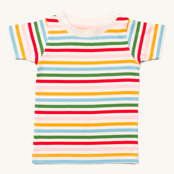 LGR Rainbow Striped Short Sleeve T-Shirt