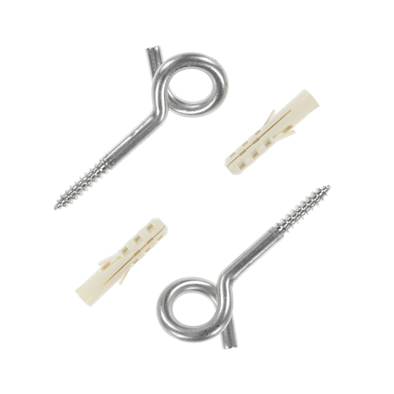 Lillagunga eco-friendly metal curl hooks set laid out on a white background
