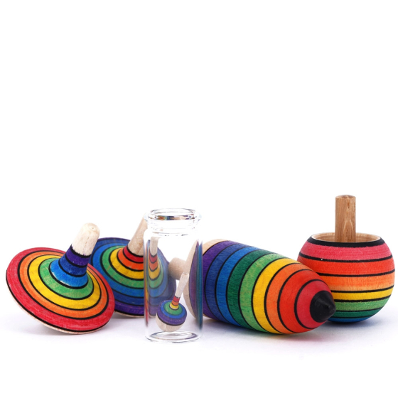 Mader Rainbow Spinning Top Learning Set