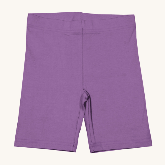 Maxomorra Solid Purple Cycling Shorts