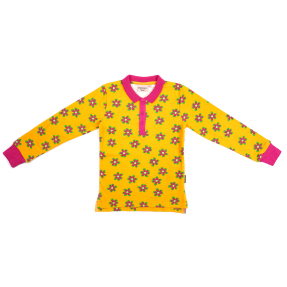 Moromini Forest Flowers LS Polo Shirt