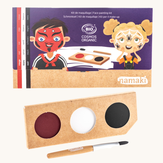 Namaki Natural Face Paint Kit - 3 Colours - Devil & Spider