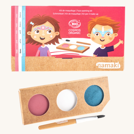 Namaki Natural Face Paint Kit - 3 Colours - Princess & Unicorn