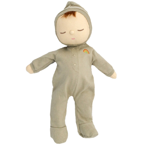 Olli Ella Pickle Dozy Dinkum soft doll figure in a neutral position on a white background