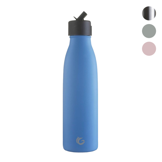 One Green Bottle 500ml life collection stainless steel drinks canteen on a white background