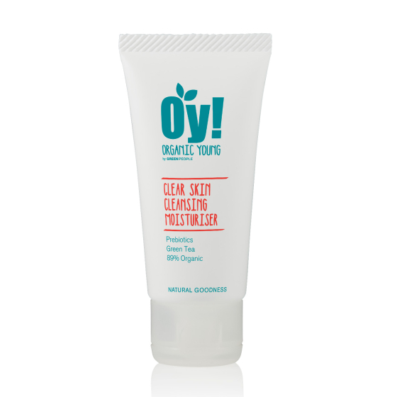 OY! Clear Skin Cleansing Moisturiser pictured on a plain background