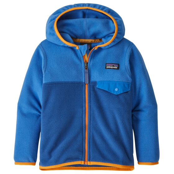 Patagonia Little Kids Micro D Snap-T Fleece Jacket - Bayou Blue