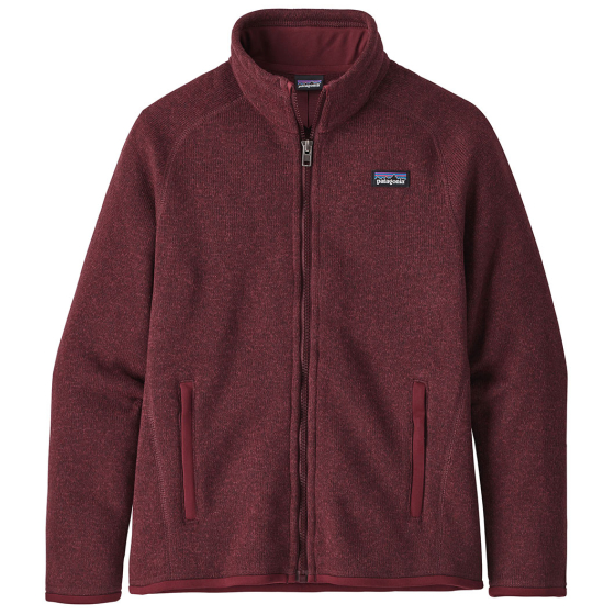 Patagonia Kid's Fitted Chicory Red Better Sweater Jacket