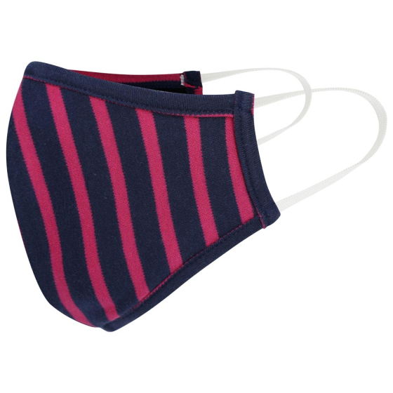 Piccalilly Adult Face Mask - Pink Stripe