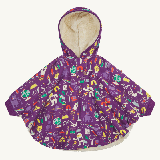 Piccalilly Poncho - Science on a plain background.