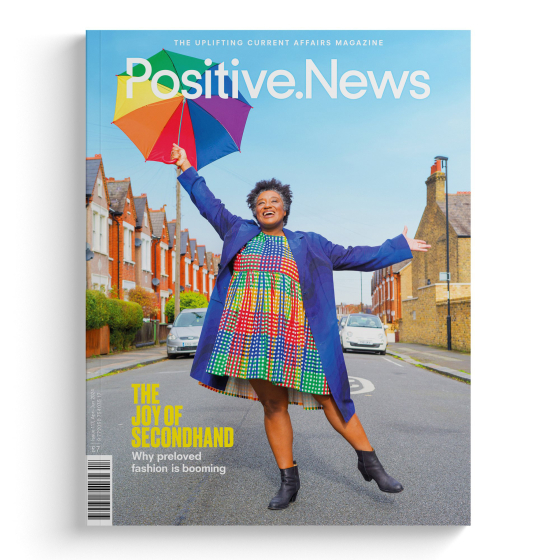 Positive News Ethical Magazine: Cover story: The joy of secondhand – why preloved fashion is booming.
