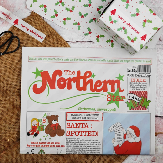 Northern Star Recycled Wrapping Paper