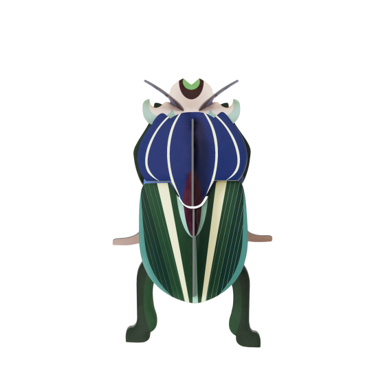 Studio Roof Mimela Scarab Beetle decoration pictured on a plain background