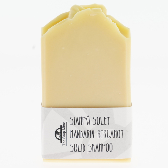 The Soap Mine Mandarin & Bergamot Solid Shampoo