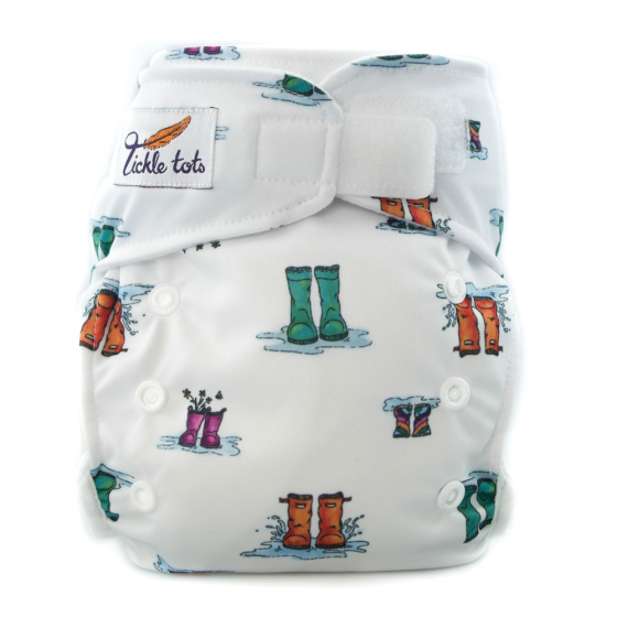 Tickle Tots AIO Nappy - Wellies
