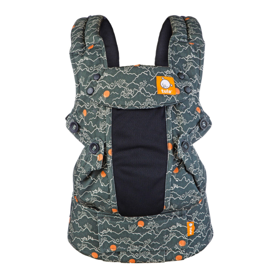 Tula explore coast mojave baby carrier on a white background
