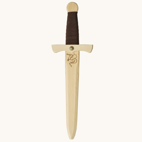 Vah Dragon Wooden Toy Dagger pictured on a plain background