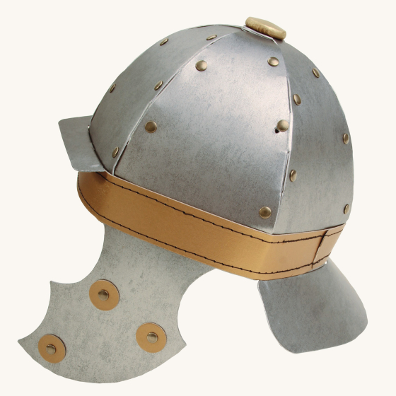 Vah Gallic Roman Helmet pictured on a plain background