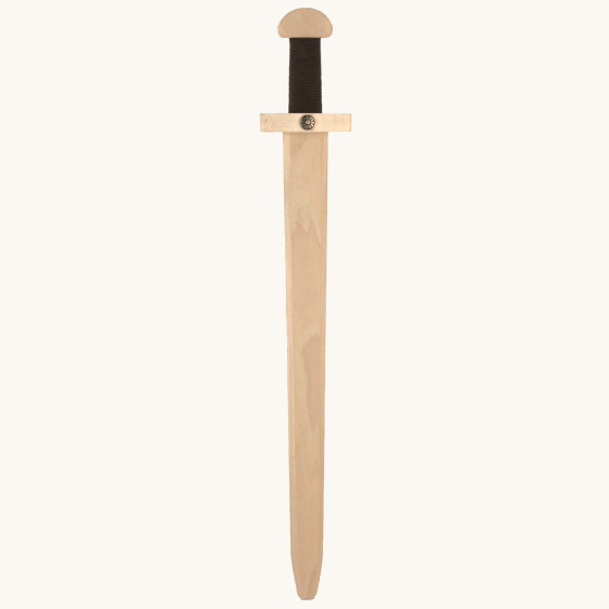 Vah Viking Wooden Sword 65cm pictured on a plain background 