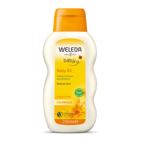 baby oil from weleda
