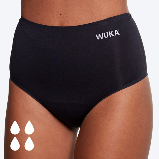 WUKA Stretch Seamless High Waist Heavy Flow Period Pants 