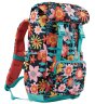 Trail blazing backpack with dahlia skies print from frugi
