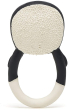 Back of the Lanco Nui the Penguin Teether showing the textured surface