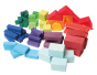 Grimm's 60 Coloured Geo Blocks